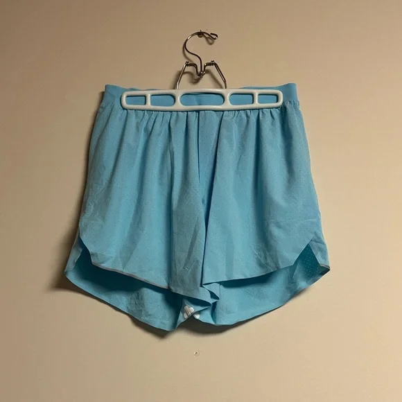 Men’s Light Blue Fast and Free Lined Running Short 5" - Picture 1 of 4